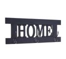 Patère Murale Hwc-c60 Home Style Shabby Chic 55x21cm Gris Foncé