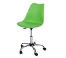 Chaise Pivotante Malmö Hwc-b15 ~ Similicuir, Vert