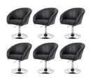 Lot De 6 Chaises De Salle à Manger Hwc-f19 Loungesessel Similicuir Noir