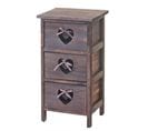 Commode Forli Style Shabby Vintage 55x29x25cm Marron