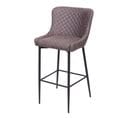 Tabouret De Bar Hwc-h79 Tissu Textile Gris Foncé