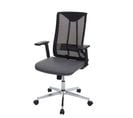 Chaise De Bureau Hwc-j53 Ergonomique Similicuir Gris