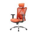 Chaise De Bureau Sihoo Ergonomique Charge Max. 150kg Sans Repose-pieds, Orange