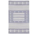 Tapis De Salon Patio En Coton - Gris - 60x120 Cm