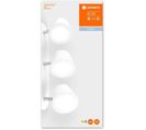 Spot LED Applique Triple - 3 X 7w - Ip44 - Blanc - Chaud/froid