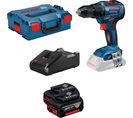 Perceuse-visseuse 18v Gsr 18v-55 + 2 Batteries 5ah + Chargeur Rapide + Coffret L-boxx - Bosch