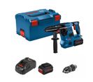 Perforateur Sds Plus 18v Gbh 18v-28 Cf + 2 Batteries 8ah + Chargeur + L-boxx - Bosch - 0611921002