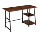 Table De Bureau Paisley 120x50x73,5cm - Bois Foncé Industriel, Rustique