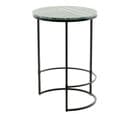 Table D'appoint En Marbre "louis" 64cm Vert