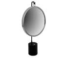 Miroir à Poser Rond "eleganca" 75cm Noir et Argent