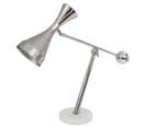 Lampe à Poser Design "adiba" 65cm Argent