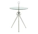 Table D'appoint Design "rodriga" 53cm Argent