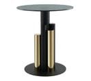 Table D'appoint Design "paula" 50cm Or et Gris