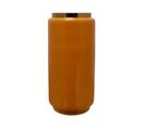 Vase Déco Rond "uniqa" 30cm Jaune et Or