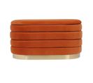 Banc et Coffre De Rangement "aiden" 80cm Orange