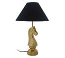 Lampe à Poser Vintage "shah" 62cm Noir et Or