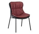 Chaise Design "brady" 84cm Marron et Gris