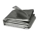 Bâche De Protection En Polyéthylène. Bâche D’extérieur 280g/m2. 4x6 M. Gris