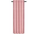 1 Pc Rideau Occultant En Velours Avec Oeillets Avec Ruban Transparent 140x225cm Rose