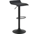 Tabouret De Bar-réglable En Hauteur-Chaise De Bar Rotatif À 360 Dégrées-noir