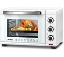 Mini Four 28l - 1600 W-100-230°c-Minuterie 0-60 Min-3 Modes De Cuisson -Blanc