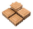 Lot De 27 Caillebotis Bois Exterieur Bois  7 Lattes