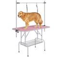 Table De Toilettage Pour Chien/chat/animaux Réglable Rose