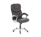 Fauteuil De Bureau Texas En Similicuir Marron