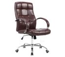 Fauteuil De Bureau Mikos En Similicuir Bordeaux