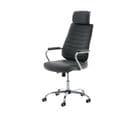 Fauteuil De Bureau  Rako Similicuir Gris