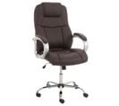 Fauteuil De Bureau Big Apoll Similicuir Marron