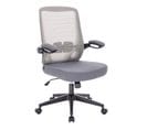 Fauteuil De Bureau Tom Avec Fonction De Bascule Gris En Plastique (62 X 96-105 X 62 Cm)