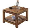 Table Basse Bois Massif 60x45x60 cm Table D'appoint Table De Salon Design