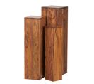 Tables Gigogne Bois Massif Table D'appoint Lot De 3 Table Basse Ensemble