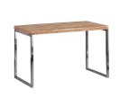 Table De Bureau En Bois Massif 120x60x76 Cm