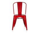 Chaise De Bistrot Vantaggio Comfort Rouge