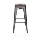 Tabouret De Bar Vantaggio High Noir/or