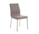 Chaise Colmar Avec Revêtement En Tissu Gris