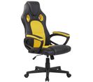 Fauteuil De Bureau Fire Jaune