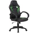 Fauteuil De Bureau Magnus En Similicuir Vert