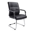 Chaise Oscillante Sievert En Similicuir Noir