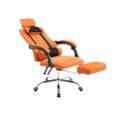 Fauteuil De Bureau Fellow Avec Repose-pieds Intégré Orange