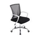 Fauteuil De Bureau Tracy Noir /chrome