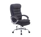 Fauteuil De Bureau Xxl Vancouver Tissu Gris Foncé