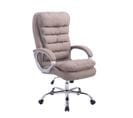 Fauteuil De Bureau Xxl Vancouver Tissu Taupe