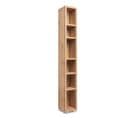 Etagère 191 Cm Étroite 6 Niches Naturel - Naturel