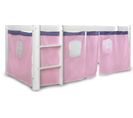 Rideau De Lit Pour Lit Mezzanine Hs4u Tissu Coton Rose