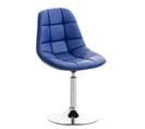 Chaise Lounge Emil En Similicuir Bleu