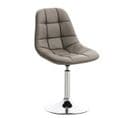 Chaise Lounge Emil En Similicuir Taupe