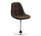 Chaise Lounge Emil En Tissu Marron